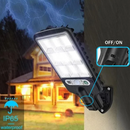 Luminária LED Solar  + Sensor de Movimento e Controle Remoto