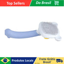 Escova Massageadora Suave para Pets – Limpeza Fácil e Toque Confortável
