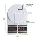 Balança de cozinha digital de alta precisão 10kg - incrível