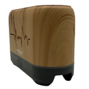 Umidificador E Difusor De Aromas Usb Com Efeito De Ondas E Luz Led Colorida Para Aromaterapia