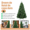 Árvore de Natal Verde 120cm/150cm/180cm com Galhos - Decoração de Natal em Pinheiro Premium