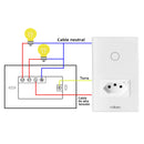Interruptor Inteligente Wi-Fi 10A Coibeu – Compatível com Tuya, Alexa e Google Assistant, Sensor de Toque
