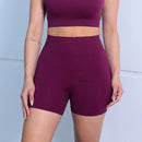 Shorts Femininos de Yoga – Cintura Alta, Alta Elasticidade e Modelador de Quadril, Respirável para Treinos