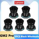Fone Lenovo Gm2 Pro De Ouvido Gamer Music Bluetooth 5.3 Preto