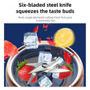 Liquidificador Portátil USB – 6 Lâminas, 2 Copos, Para Sucos, Shakes e Smoothies