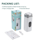 Liquidificador Portátil USB – 6 Lâminas, 2 Copos, Para Sucos, Shakes e Smoothies