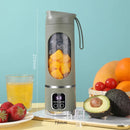 Mini Espremedor de Suco Elétrico 450ml – Portátil, Bateria Recarregável e Visor Digital (Lançamento)