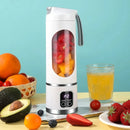 Mini Espremedor de Suco Elétrico 450ml – Portátil, Bateria Recarregável e Visor Digital (Lançamento)