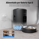 NEWPET 2L Mini Comedouro Automático para Gatos, Aplicativo Inteligente TUYA WIFI Dispenser Comida Pet Automático, Potes e Tigelas para Cães